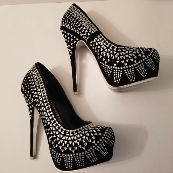 Alba Bedazzled stilettos! 👠🥰💎 Sz6 - Picture 5 of 9
